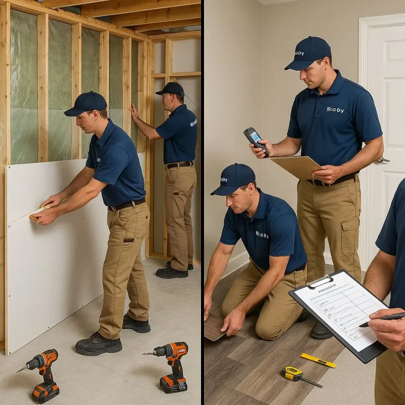 Repairs and Reconstruction process in Rockaway Beach, OR